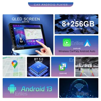 Android 13 Carplay Для JAC Refine S3 2019 Авто Радио Мультимедиа Видеоплеер GPS Навигация BT Авто Стерео Аудио Рекордер DVD 2din 1