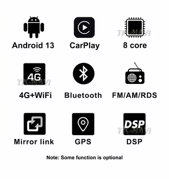 Android 13 для Toyota Aygo Peugeot 108 Citroen C1 2016 - 2020 Авто Радио Android Carplay Авто Мультимедиа GPS WIFI 4G Авторадио 2K 1