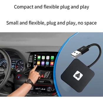 Android Auto AI Box Беспроводной Android Auto Адаптер Донгл Bluetooth WIFI Plug and Play для VW / Audi / Toyota / Honda 3