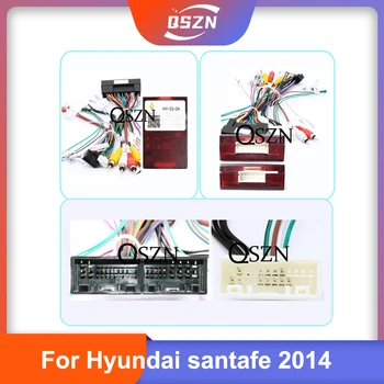 Android Canbus box HY-SS-04 Адаптер для радио канатной дороги Hyundai santafe 2014 Wirng Harness