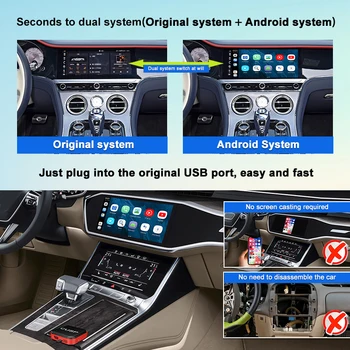 Android CarPlay Ai Box Newset 64G Qualcomm 8 Core Wireless Carplay Mini Smart Box с выходом HDMI Универсальный зеркальный разъем 1