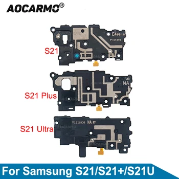 Aocarmo Наушник Динамик Материнская плата Крышка Для Samsung Galaxy S21 Plus / Ultra S21 + S21U Запасная часть