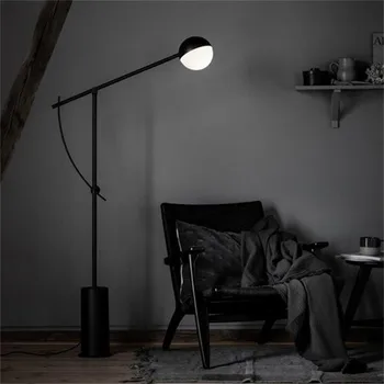Balancer Торшер Nordic Vintage черный отдельно стоящий светильник светодиодный декор для дома гостиная кабинет чтение спальня диван светильник 4