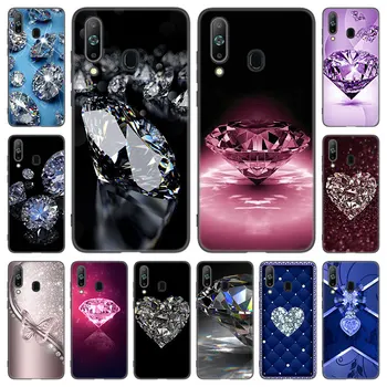 Bling Glitter Heart Чехол для Samsung Galaxy A01 A03 Core A10 A20 A30 A50 S A20E A40 A41 A51 5G A5 2017 A6 A8 Plus A7 A9 2018