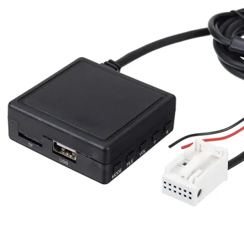 Bluetooth Aux Приемник Кабель с USB, микрофон Адаптер Aux для громкой связи для BMW E60 E63 E64 E65 E66 E81 E82 E87 E90 0
