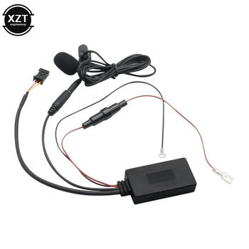 Bluetooth-совместимый адаптер 5.0 Aux Кабель с микрофоном для Mercedes Benz E / CLS / SLK 2004-2008 Аудио Стерео Адаптер Aux Кабель 4
