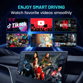 CarlinKit CarPlay Ai Box Activator Wireless Android Auto & Apple CarPlay Android 11 QCM2290 для Youtube Netflix Toyota Audi Benz 3
