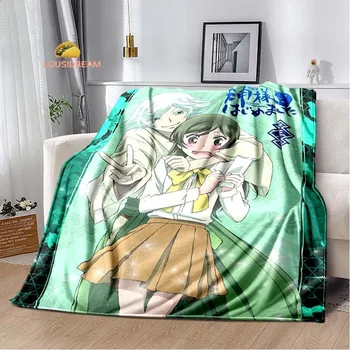 Cartoon K-Kamisama Kiss Фланелевое мягкое теплое одеяло Ретро одеяло Кровать Спальня Гостиная Диван Путешествия Пикник Одеяло Подарок на день рождения 2