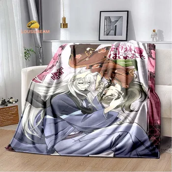 Cartoon K-Kamisama Kiss Фланелевое мягкое теплое одеяло Ретро одеяло Кровать Спальня Гостиная Диван Путешествия Пикник Одеяло Подарок на день рождения 3