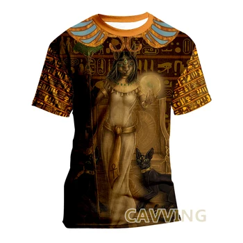 CAVVING 3D-печатный Глаз Бога Египта Фараон Анубис Древний Египет Повседневные футболки Harajuku Styles Топы Одежда для мужчин/женщин 02 0