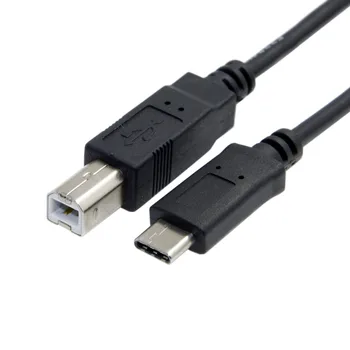 CY CY USB-кабель типа b - тип C USB-C USB 3.1 Type C Штекерный разъем к USB 2.0 B тип Data Cable для сотового телефона Macbook Ноутбук