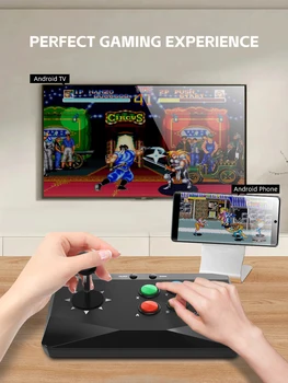 Data Frog Game Arcade Keyboard Беспроводной контроллер для игровых консолей Street Fighter Retro, совместимых с ПК / Android / IOS 1
