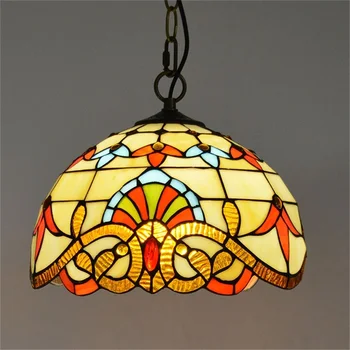 DEBBY Tiffany Подвесной светильник Светодиодная лампа Современные креативные светильники для украшения домашней столовой 4