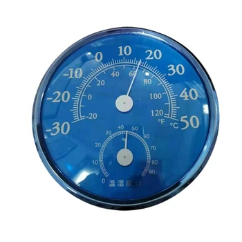Dial- Измеритель температуры влажности для внутреннего настольного настенного монтажа Аналоговый термометр Гигрометр с отверстием для подвешивания кронштейна