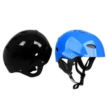 ELOS-2 шт. Защитный защитный шлем 11 отверстий для дыхания для водных видов спорта Каяк Каноэ Серфинг Доска с веслом - Синий и черный