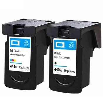 F3MA PG440 CL441 Черный и цветной картридж для принтера Canon 440XL 441XL 4280 MX438 Восстановленный картридж