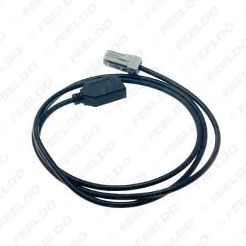 FEELDO 1PC Новое поступление USB AUX MP3 Аудио Входной кабель для Toyota Camry RAV4 Mazda CX-5 / M2 CD-плеер jn23 #FD-5093 3