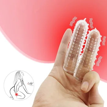 Finger Sleeve Вибратор Точка G Вагинальный массаж Игра для взрослых Женская мастурбация Инструменты Экзотические аксессуары Секс-игрушки для женщин 18 Магазин