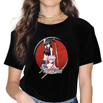Funart Essential Женские футболки Akame Ga KILL Эстетика Винтажная женская одежда Свободные графические топы