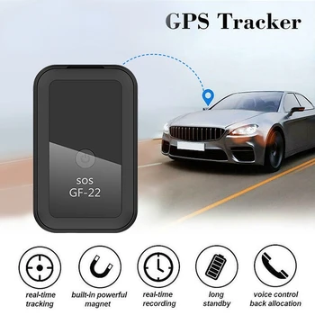GF22 Магнитный мини-автомобильный трекер GPS-локатор Локатор слежения в реальном времени Автомобильный GPS-трекер Беспроводной локатор в реальном времени 0
