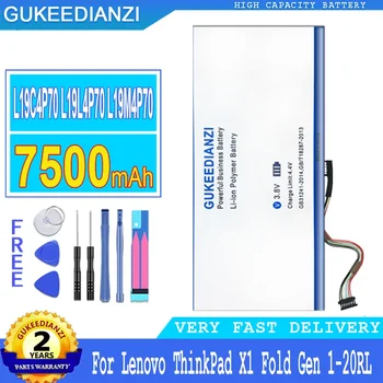GUKEEDIANZI Аккумулятор для Lenovo ThinkPad X1 Fold Gen 1-20RL 1-20RK SB10T83126, L19C4P70, L19L4P70, L19M4P70, 7500 мАч