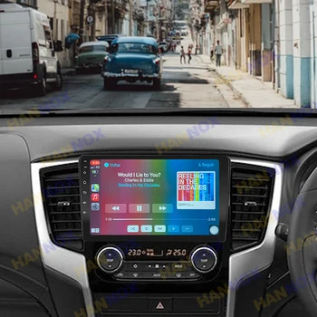 HANNOX Android Автомагнитола для Mitsubishi L200 5 2016-2023 GPS Навигация Стерео Мультимедиа DVD Плеер Встроенный Bluetooth WIFI