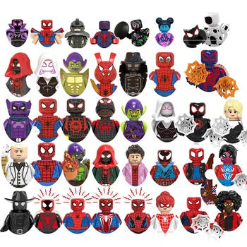 Hasbro Marvel Legends Человек-паук 2077 Кубики Игрушки для рождественских подарков Новые строительные блоки Минифигурки Развивающие игрушки Подарки