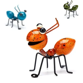 HelloYoung Железные муравьи украшения для дома, аппаратные украшения для насекомых, металлические изделия для кабинета, украшения для дома
