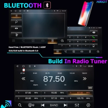 HIRIOT 10-дюймовое мультимедийное стерео авто радио для Honda City 2008-2013 Android 11 Sat Navi 6+128G carplay 1280 * 720 DSP 2Din 8core 3