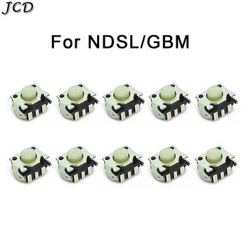 JCD 10 шт. L R Кнопка запуска для DS Lite NDSL NDSI XL LL NDSIXL Микропереключатель для замены плечевой кнопки GBM