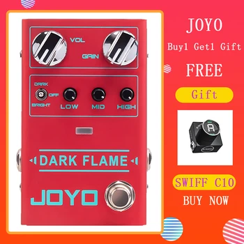 JOYO R-17 Dark Flame High Gain Distortion Гитарная педаль эффектов 3 полосы эквалайзера Metal Sound Distortion Педаль Гитарные детали и аксессуары