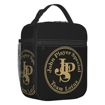 JPS John Player Изолированная сумка для ланча для женщин Водонепроницаемая специальная команда Lotus Cooler Thermal Bento Box Пляж Кемпинг Путешествия