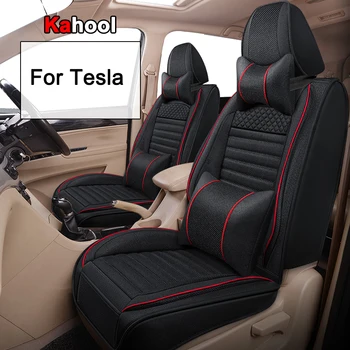 KAHOOL Чехол на сиденье автомобиля для Tesla Model 3 S X Y Roadster Автоаксессуары Интерьер (1 место)