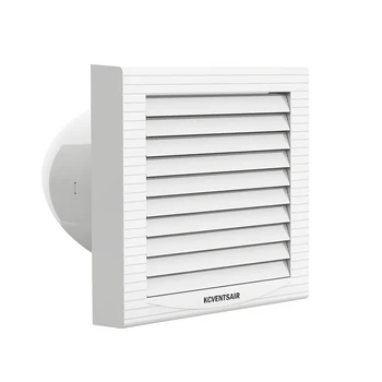 KCVENTSAIR Настенный вытяжной вентилятор Оконное вентиляционное отверстие с автоматическим жалюзи для вентиляции ванной комнаты и кухни