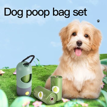 Led Тип таблетки Источник света Туалетная сумка Разлагаемый мешок для домашних животных Мешок для мусора Epi Экологически чистый туалет для собак Мешок для собачьих какашек