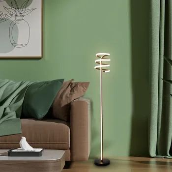LED Торшер Простой современный стиль Линия Гостиная Спальня Вертикальная прикроватная лампа Спальня Окружающий свет 2