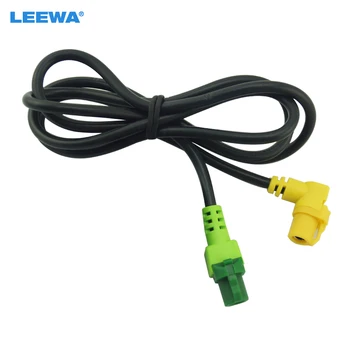 LEEWA 1PC Автомобильный USB-кабель переключателя подходит для VW GOLF JETTA SCIROCCO RCD510 RNS315 MK5 MK6 #1698-A