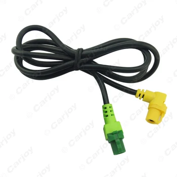 LEEWA 1PC Автомобильный USB-кабель переключателя подходит для VW GOLF JETTA SCIROCCO RCD510 RNS315 MK5 MK6 #1698-A 2