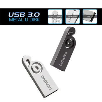  Lenovo USB 3.0 Флэш-накопитель Высокоскоростная передача металлических портативных SSD Флэш-накопитель USB Память 2 ТБ 1 ТБ Ключ USB 128 ГБ USB-накопитель для PS4 3