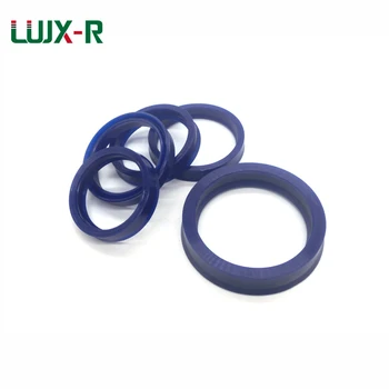 LUJX-R IDU Уплотнительное кольцо Прокладка типа YXd Уплотнение гидравлического масла из полиуретана 10x16x3x8-65x77x6x14 мм Рифленая прокладка для штока поршневого цилиндра 0