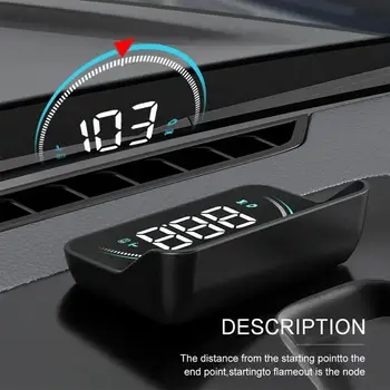M8 HUD Проекционный дисплей Автомобиль GPS Цифровой спидометр Проектор лобового стекла Универсальный для всех автомобилей Грузовики Автобус Компас Сигнализация превышения скорости
