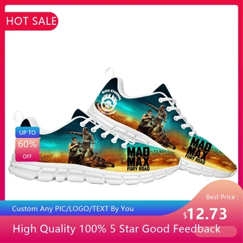  Mad Max Fury Road Спортивная обувь Мужские женские подростковые дети Детские кроссовки Высокое качество Tom Hardy Повседневные кроссовки на заказ