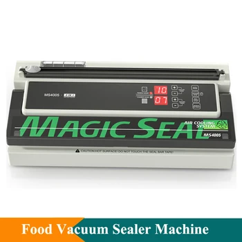  MAGIC SEAL MS4005 Вакуумный упаковщик пищевых продуктов Автоматический и ручной режим Бытовой вакуумный упаковщик с двойным управлением 0