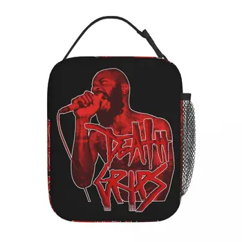 MC Ride Death Grips Аксессуары Изолированная сумка для ланча Школьное хранение Коробка для еды Портативный всесезонный термоохладитель Ланч-бокс
