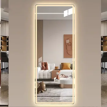 Nordic Art Mirror Спальня Роскошная скандинавская эстетика зеркала в полный рост с светлыми декоративными зеркалами Espejos Decorativos de Pared 0