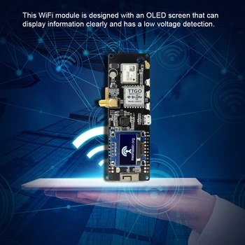 OLED Беспроводной модуль Автоматическая частота WiFi Цифровая печатная плата 433 МГц 1