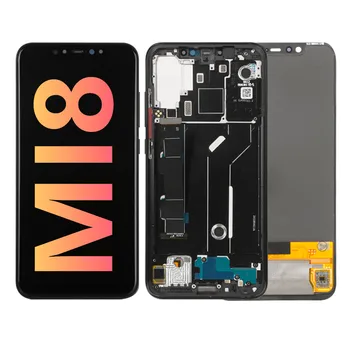 OLED ЖК-дисплей Сенсорный экран Дигитайзер Ремонт экрана с рамкой M1803E1A Замена экрана для Xiaomi Mi 8 Для Xiaomi Mi8