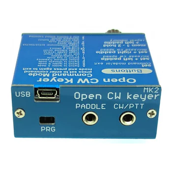 Open CW keyer MK2 KIT с алюминиевым кабелем для передачи данных в корпусе от 1 до 999 WPM 0