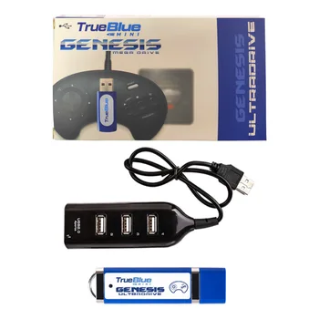 Portable 813 Games True Blue Mini-Ultradrive Pack Game Stick для Genesis для игровой консоли Mega Drive Game Retro