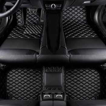PU кожа Роскошный 3D индивидуальный автомобильный коврик для Dodge Caravan Challenger Charger Caliber Avenger Аксессуары для интерьера автомобиля